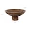 Hello Honey® 11.5" Walnut Mango Wood Footed Bowl